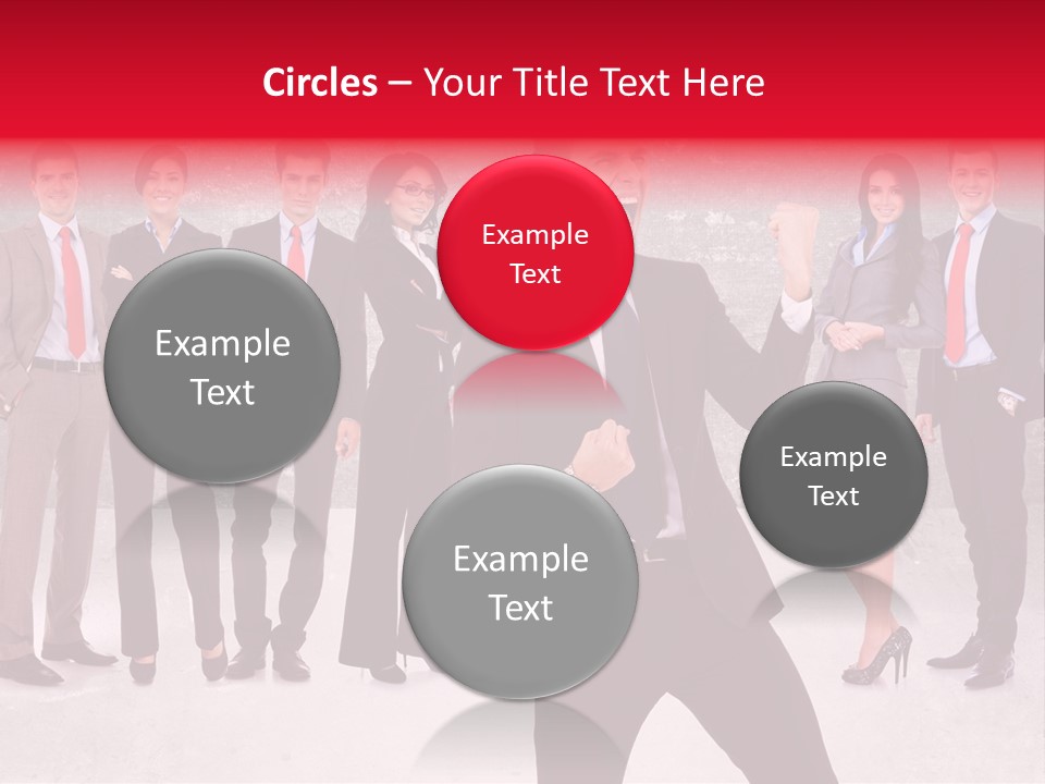 Leader Screaming Of Joy PowerPoint Template