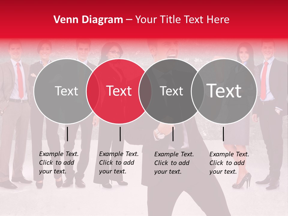 Leader Screaming Of Joy PowerPoint Template