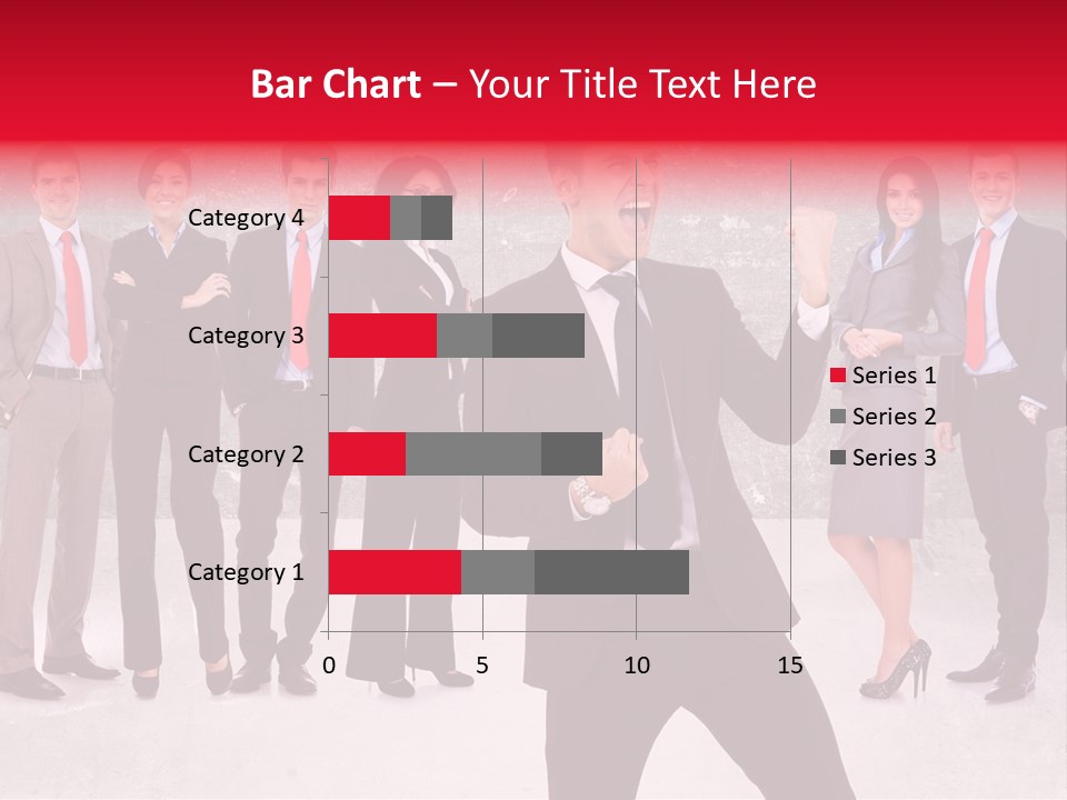 Leader Screaming Of Joy PowerPoint Template