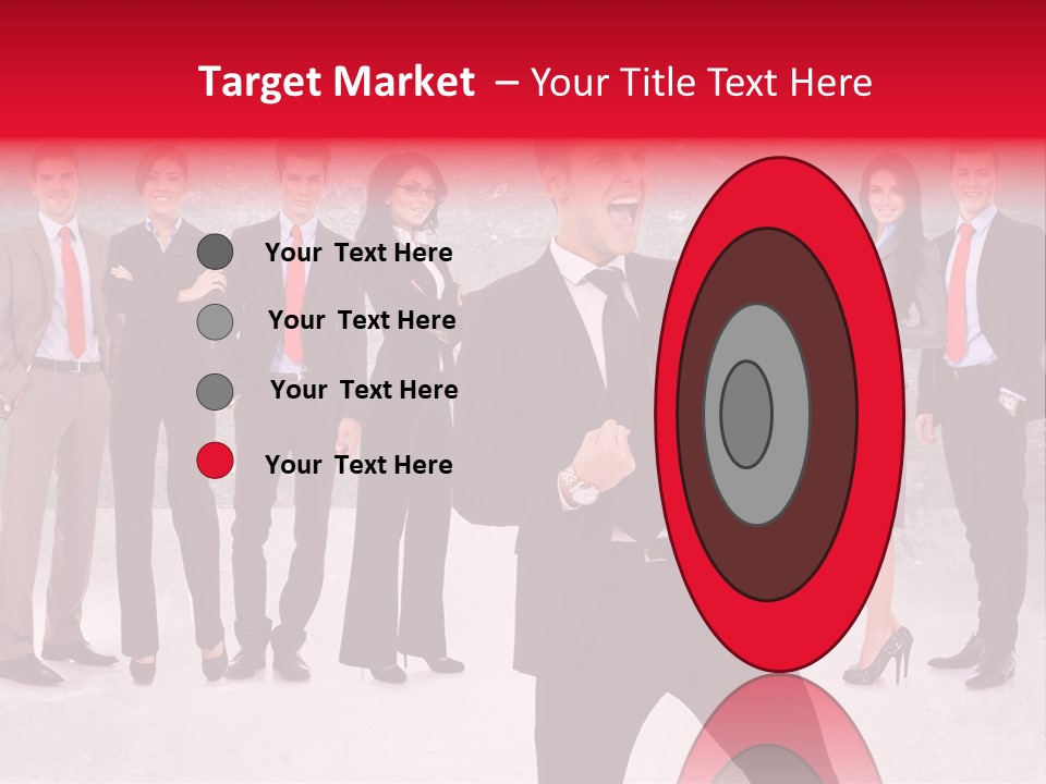 Leader Screaming Of Joy PowerPoint Template