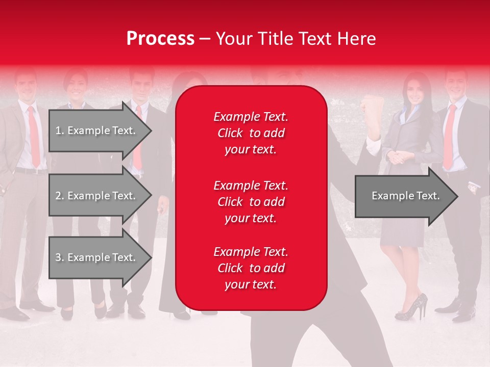 Leader Screaming Of Joy PowerPoint Template