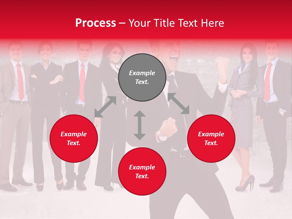 Leader Screaming Of Joy PowerPoint Template