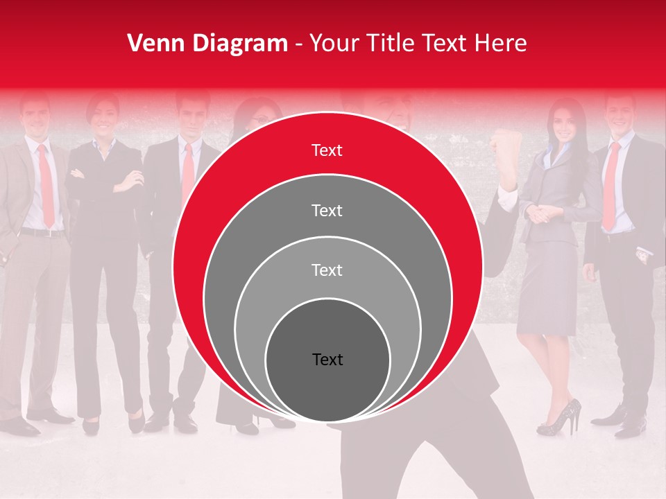 Leader Screaming Of Joy PowerPoint Template