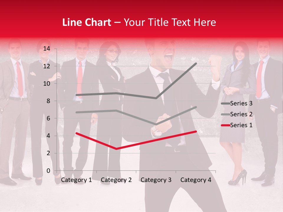 Leader Screaming Of Joy PowerPoint Template