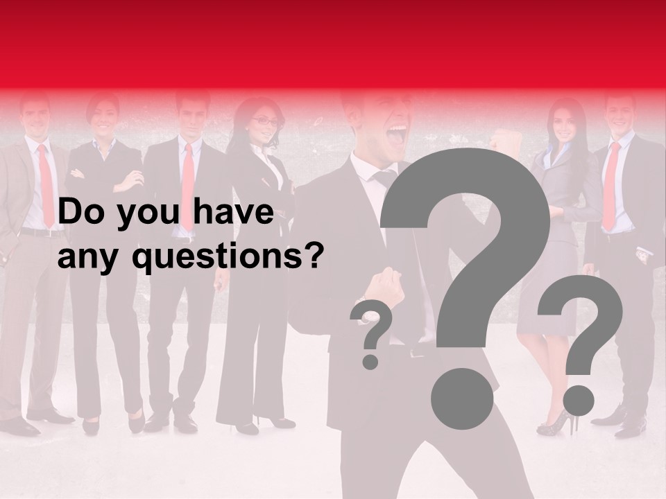 Leader Screaming Of Joy PowerPoint Template