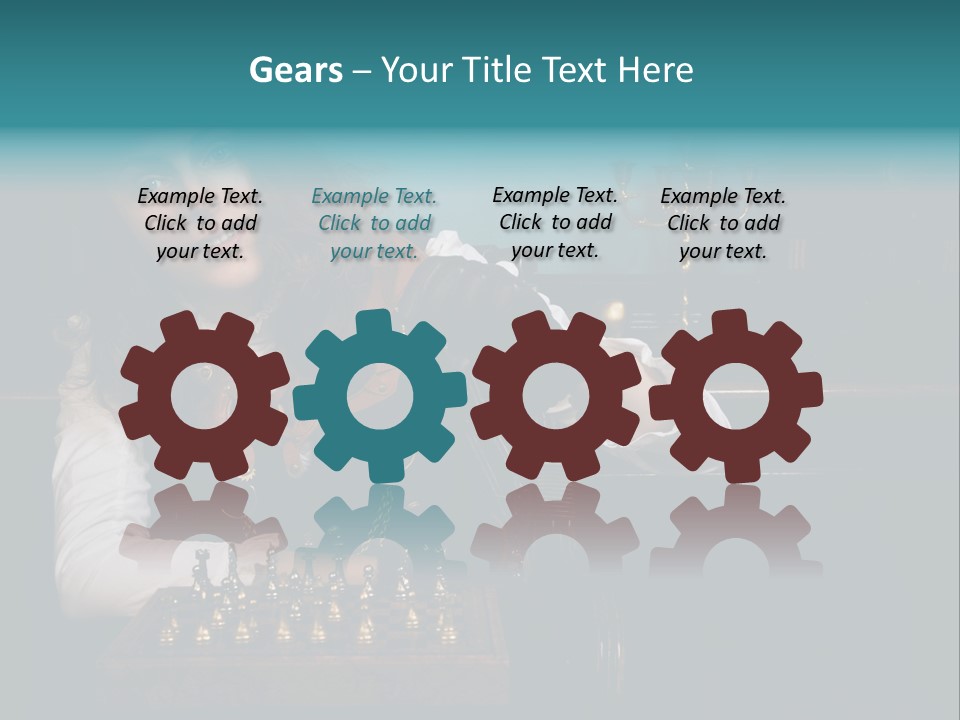 Steam Punk Girl Plays PowerPoint Template