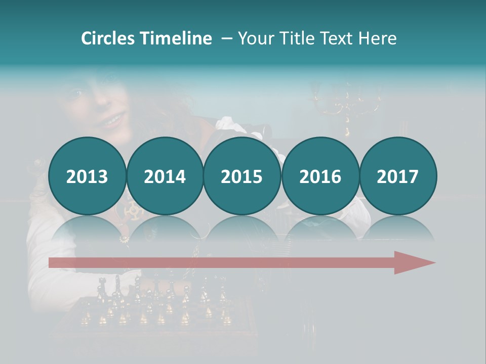 Steam Punk Girl Plays PowerPoint Template