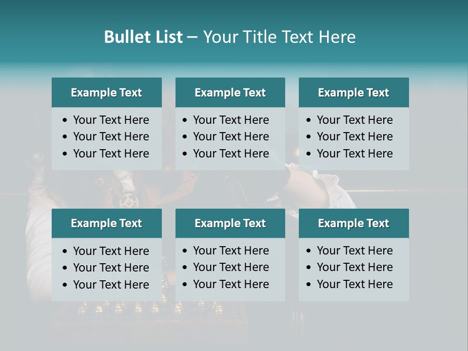 Steam Punk Girl Plays PowerPoint Template