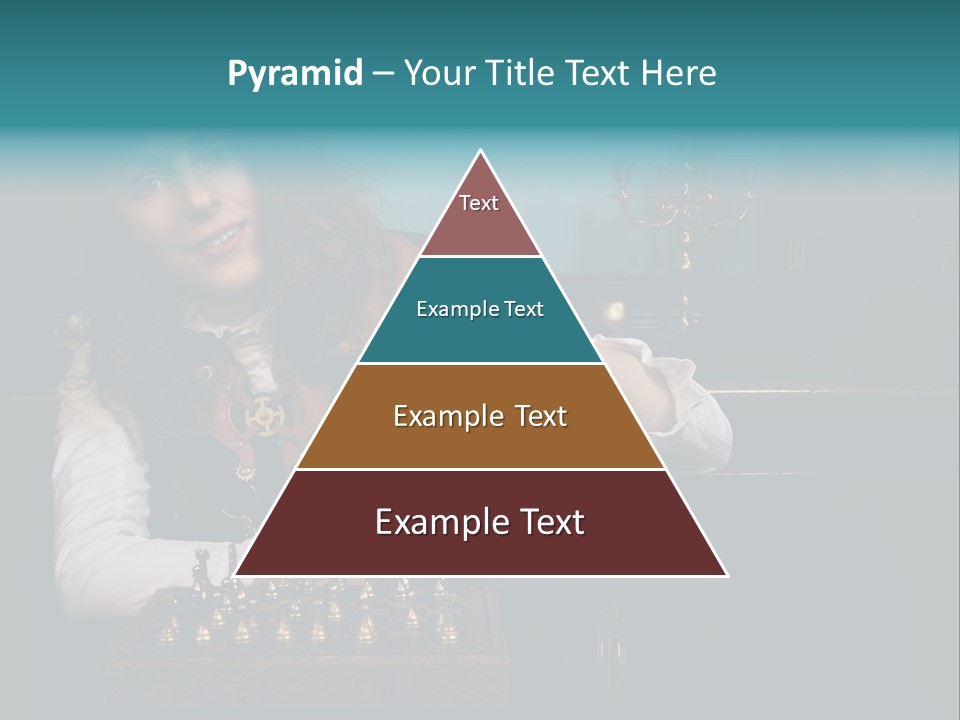 Steam Punk Girl Plays PowerPoint Template