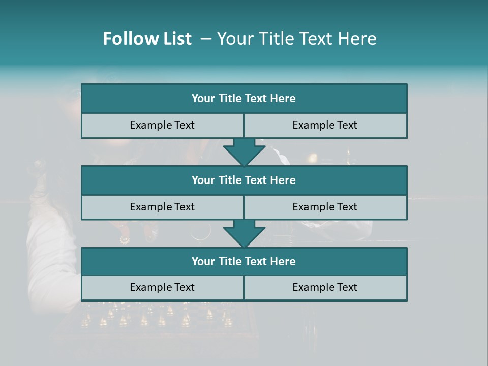 Steam Punk Girl Plays PowerPoint Template