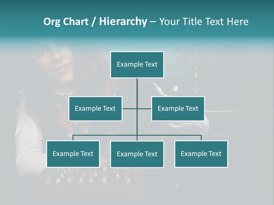 Steam Punk Girl Plays PowerPoint Template