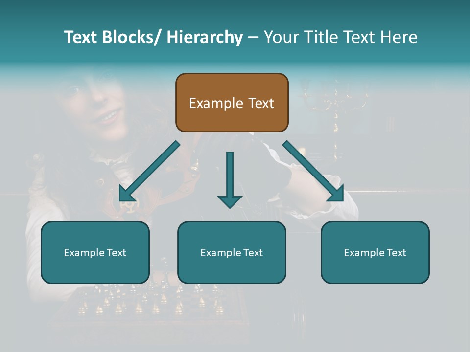 Steam Punk Girl Plays PowerPoint Template