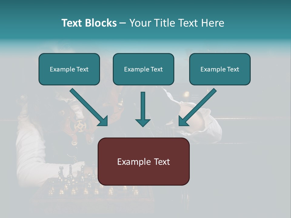 Steam Punk Girl Plays PowerPoint Template