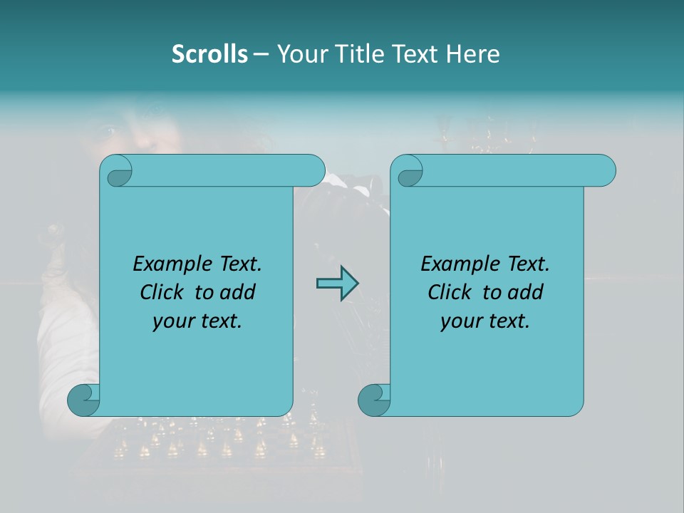Steam Punk Girl Plays PowerPoint Template