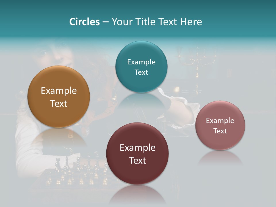 Steam Punk Girl Plays PowerPoint Template