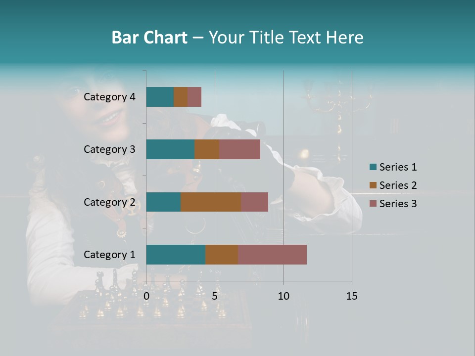 Steam Punk Girl Plays PowerPoint Template