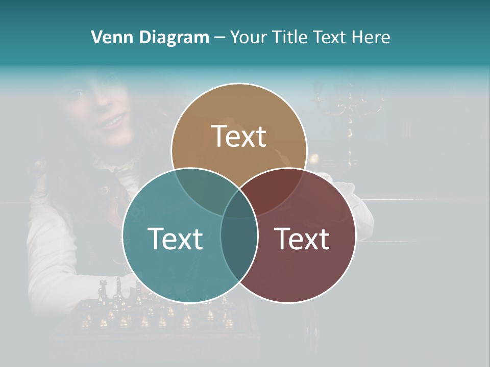 Steam Punk Girl Plays PowerPoint Template