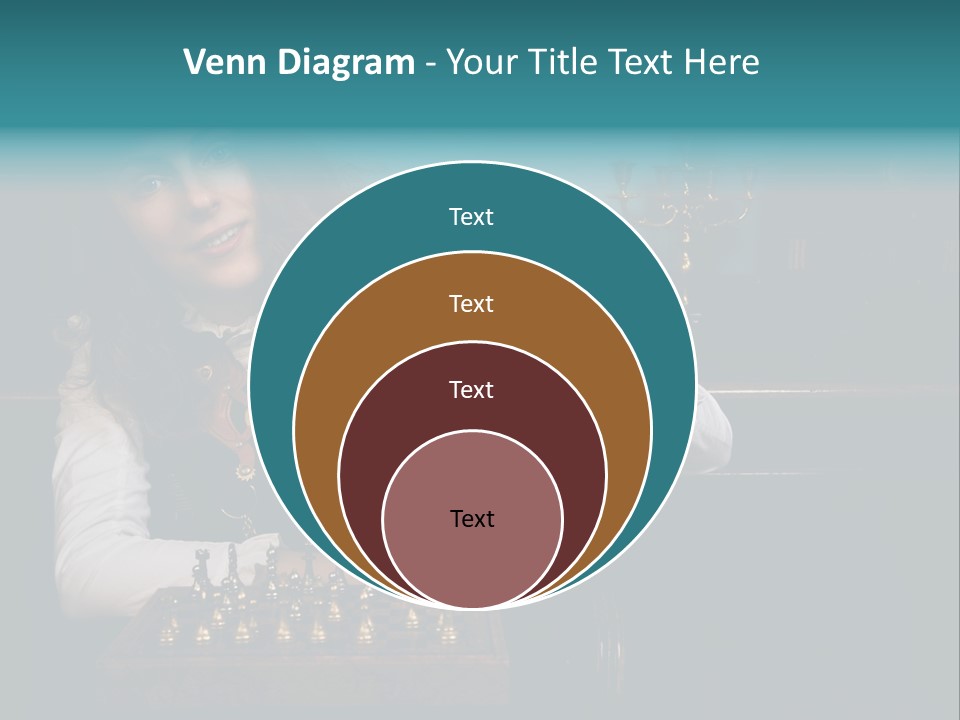 Steam Punk Girl Plays PowerPoint Template