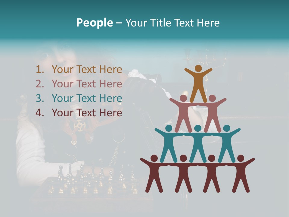 Steam Punk Girl Plays PowerPoint Template