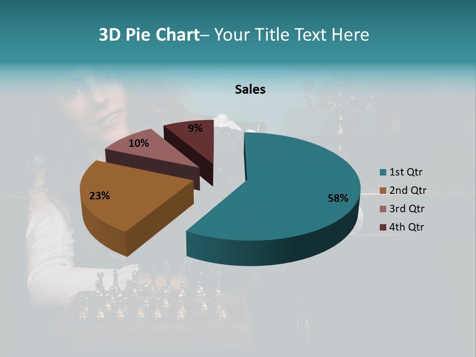 Steam Punk Girl Plays PowerPoint Template