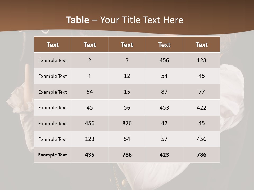 Steam Punk Girl With Binocular PowerPoint Template