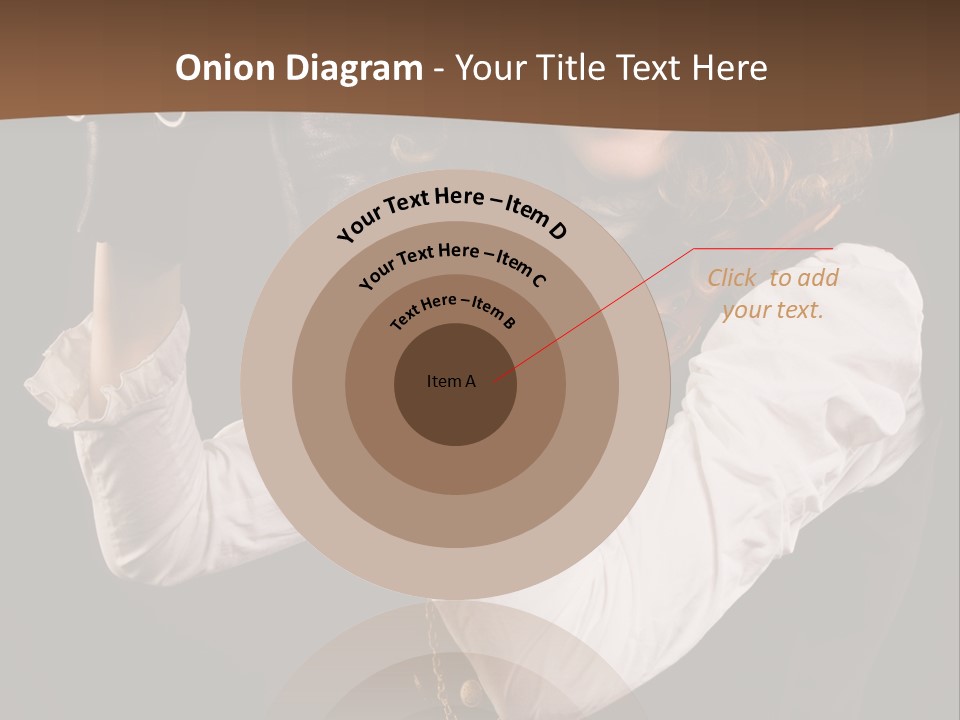 Steam Punk Girl With Binocular PowerPoint Template