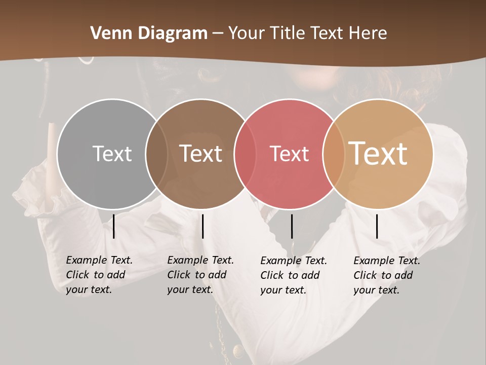 Steam Punk Girl With Binocular PowerPoint Template