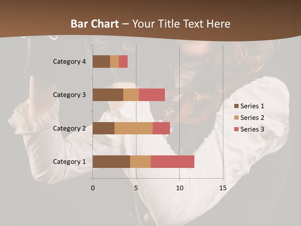 Steam Punk Girl With Binocular PowerPoint Template