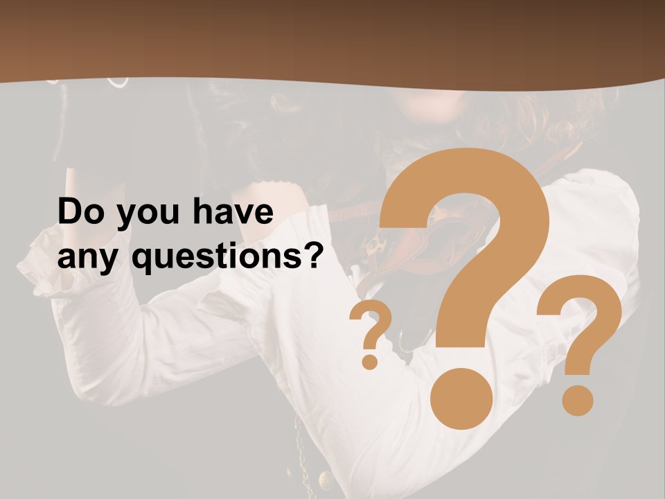 Steam Punk Girl With Binocular PowerPoint Template