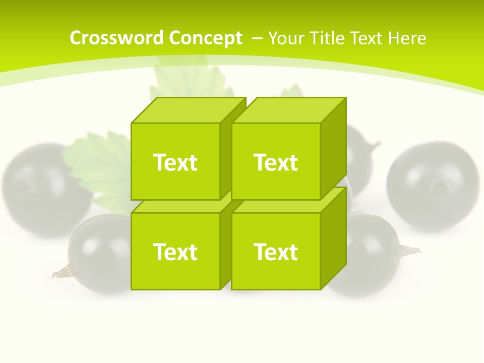 Black Currants PowerPoint Template