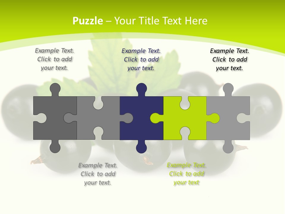 Black Currants PowerPoint Template