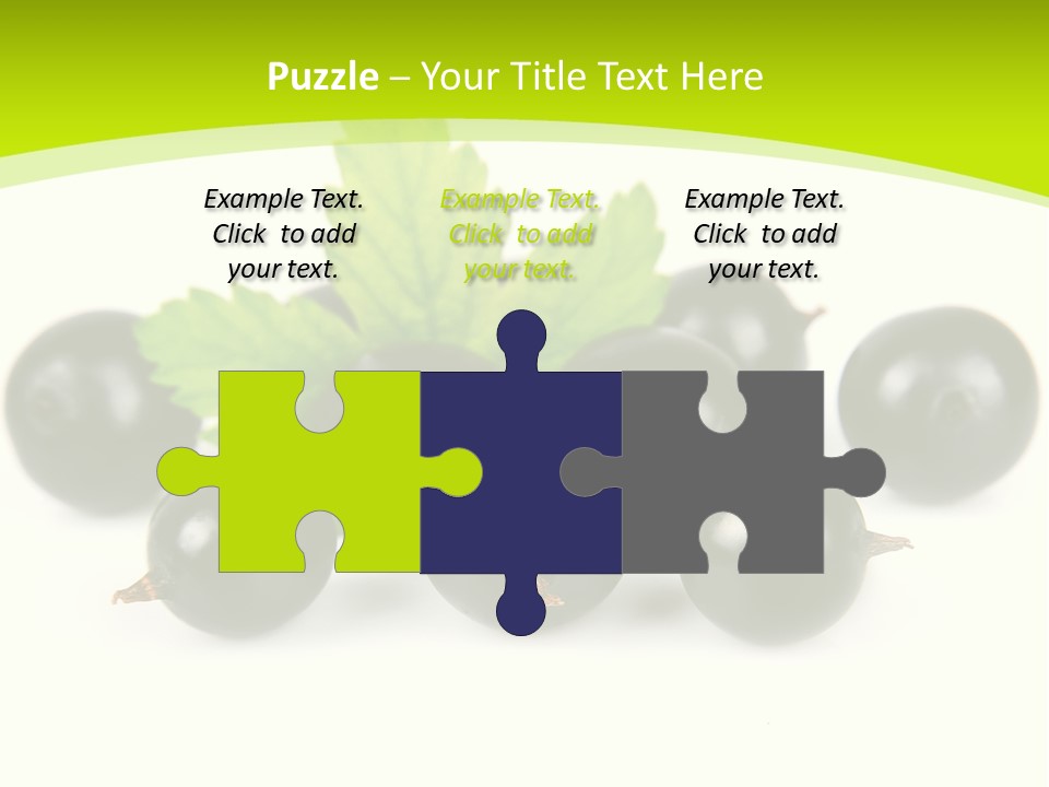 Black Currants PowerPoint Template