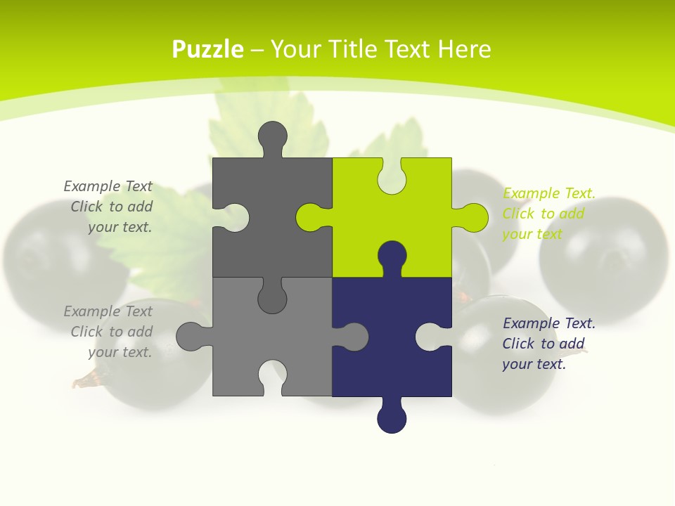 Black Currants PowerPoint Template