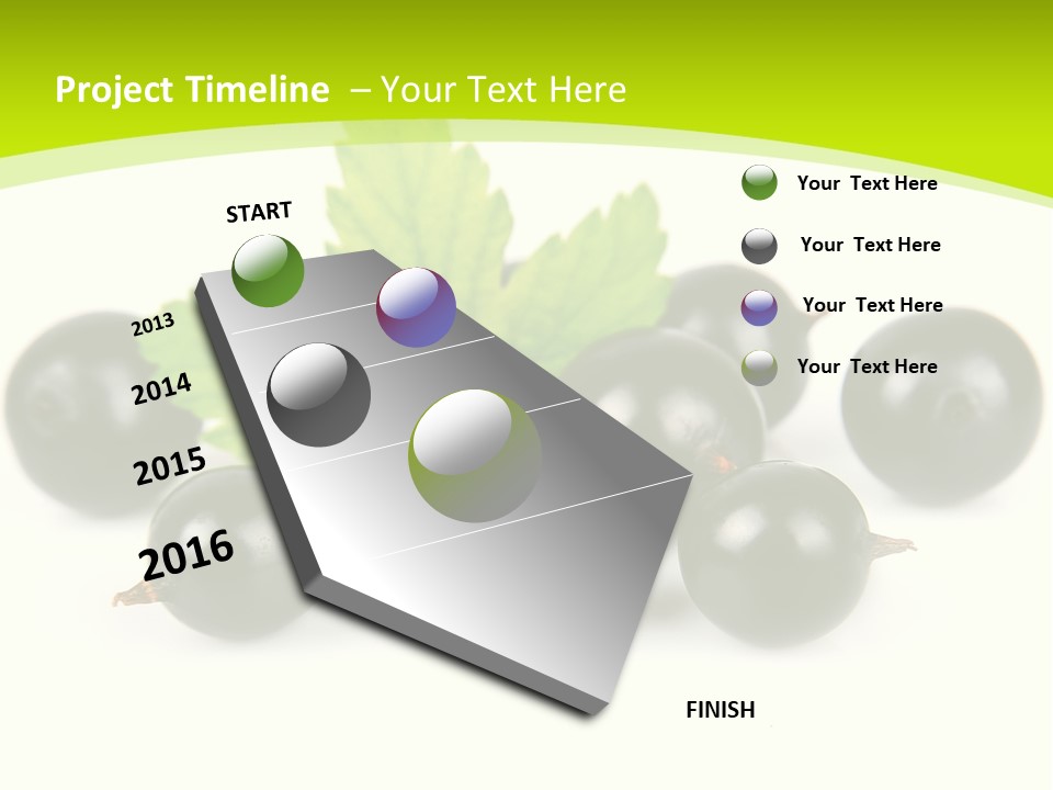 Black Currants PowerPoint Template