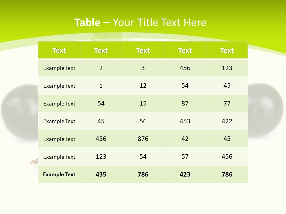 Black Currants PowerPoint Template