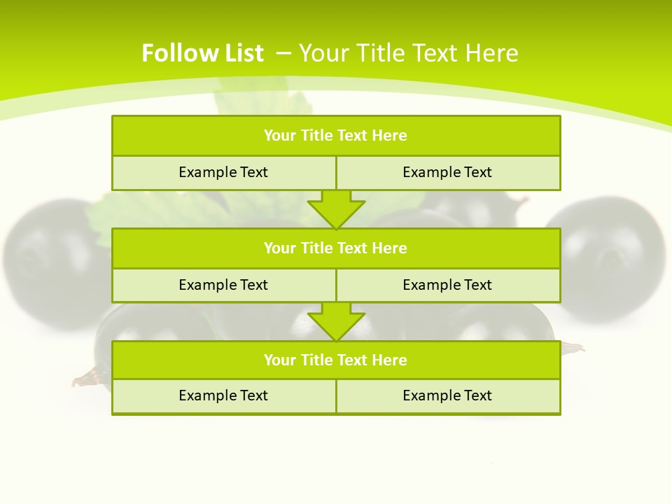 Black Currants PowerPoint Template