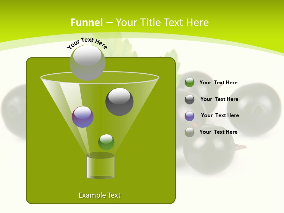 Black Currants PowerPoint Template