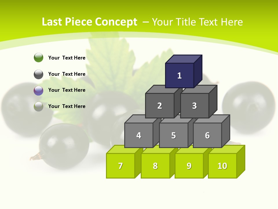 Black Currants PowerPoint Template