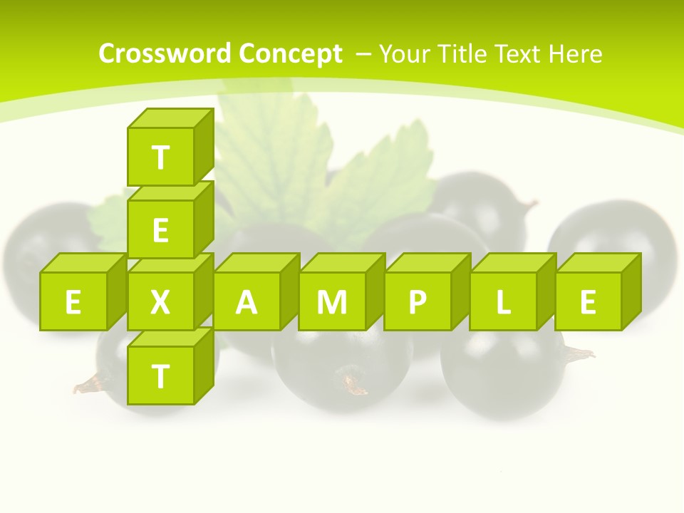 Black Currants PowerPoint Template