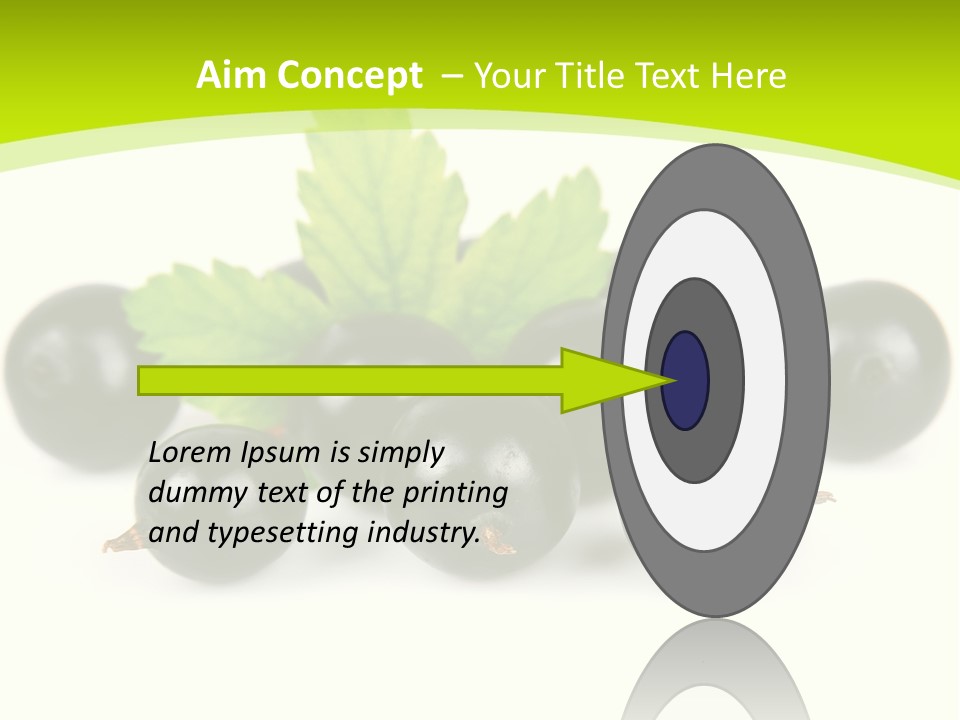Black Currants PowerPoint Template