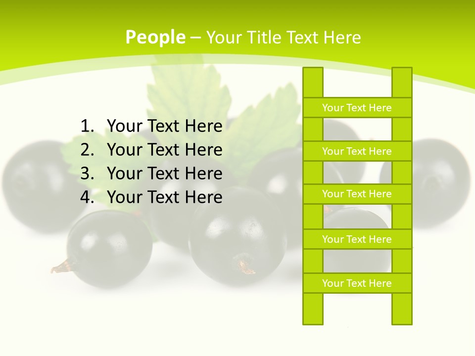 Black Currants PowerPoint Template
