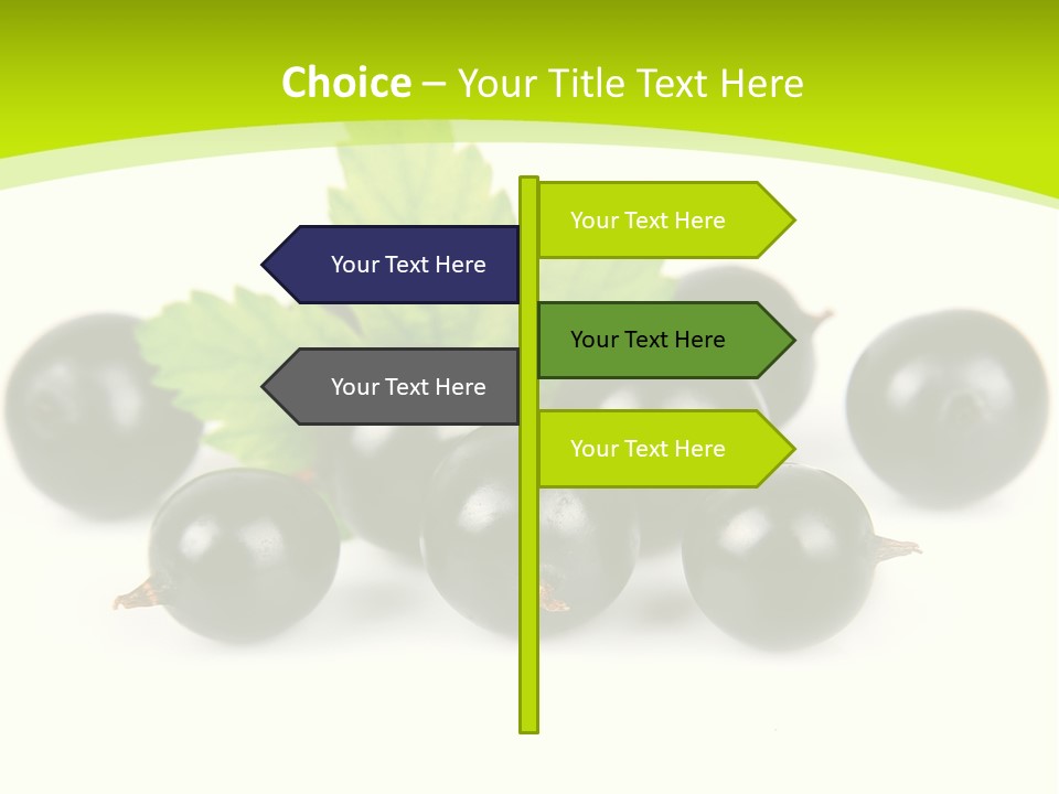Black Currants PowerPoint Template