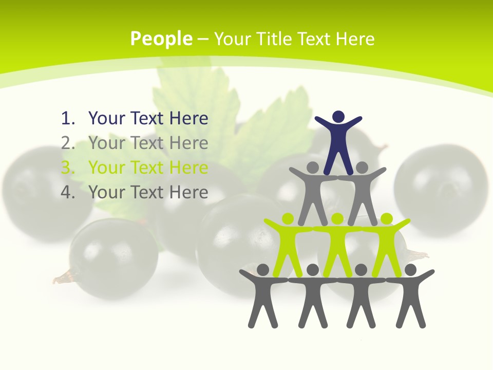 Black Currants PowerPoint Template