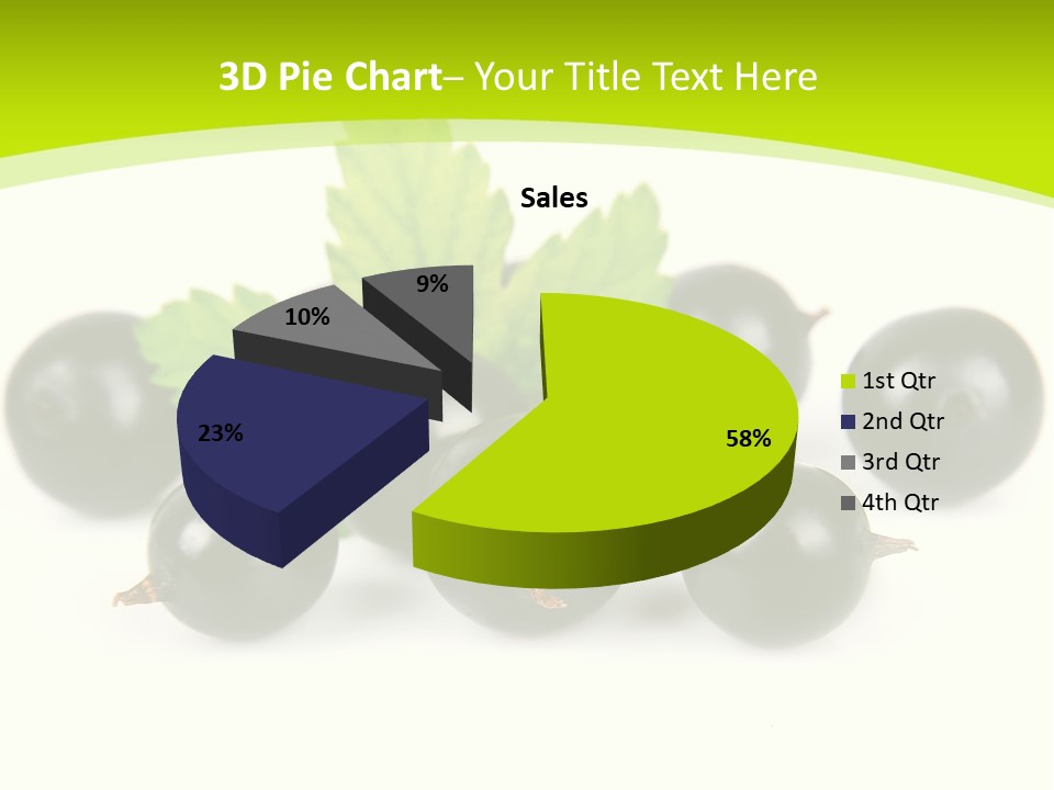 Black Currants PowerPoint Template