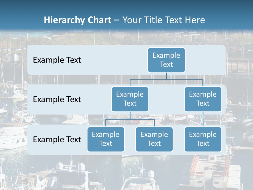 Yachts Lying At Port Vell. Barcelona PowerPoint Template