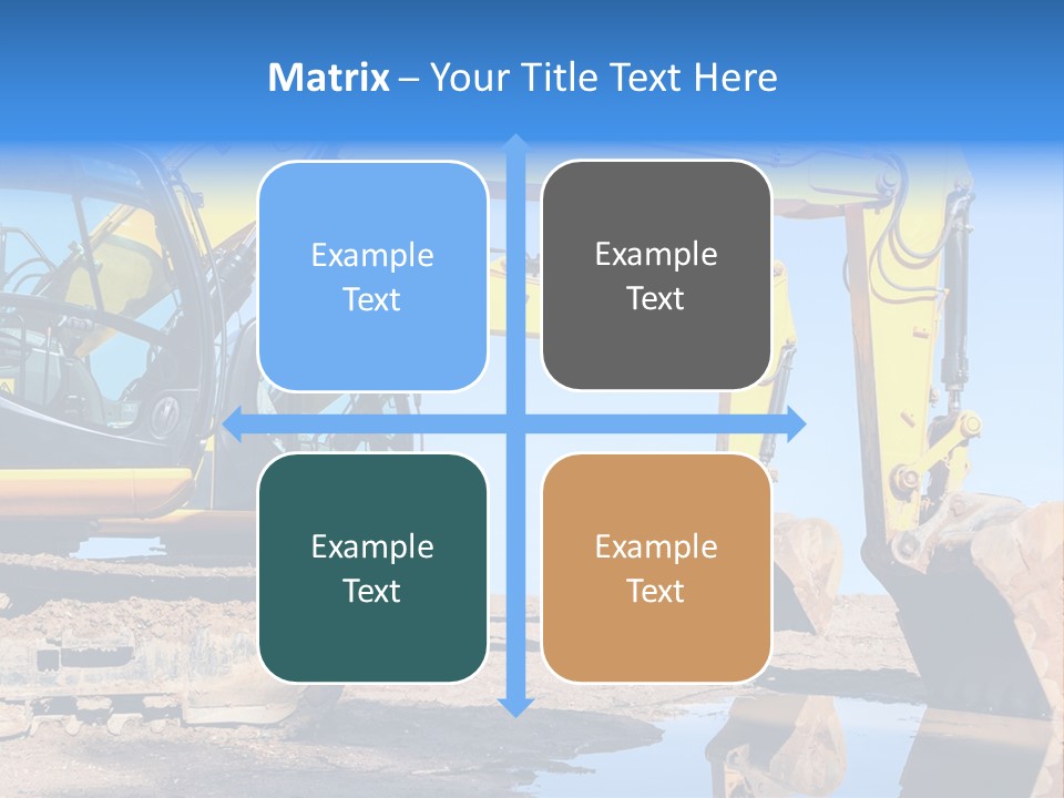 Construction Machines PowerPoint Template