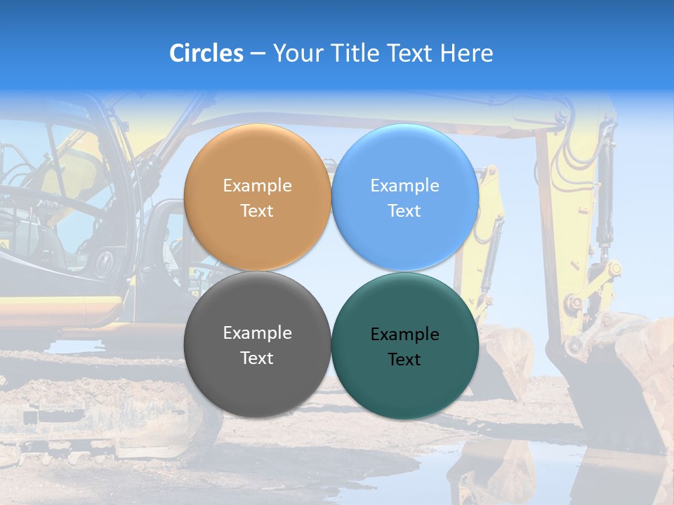 Construction Machines PowerPoint Template