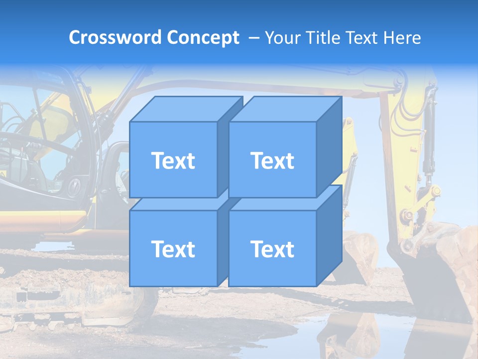 Construction Machines PowerPoint Template