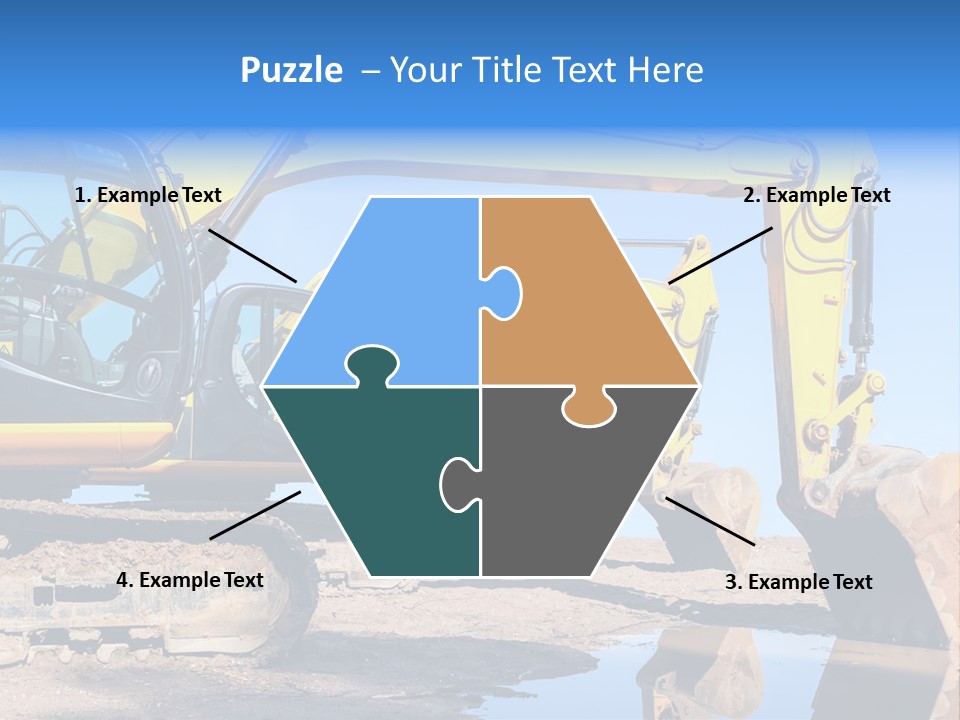 Construction Machines PowerPoint Template
