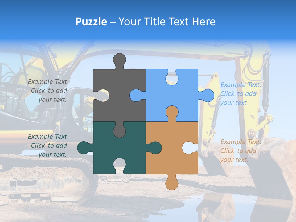 Construction Machines PowerPoint Template